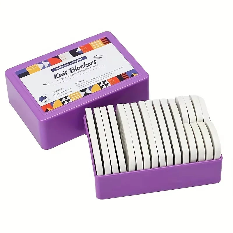 Knit Blockers Set – Knitting & Sewing Alignment Tool Knitting Blocking Tool Babs A