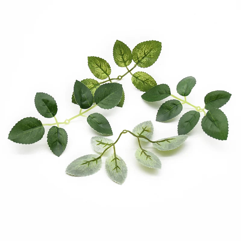 30/50pcs Silk Artificial Leaves for Wedding & DIY Decor Artificial Silk Leaves Babs