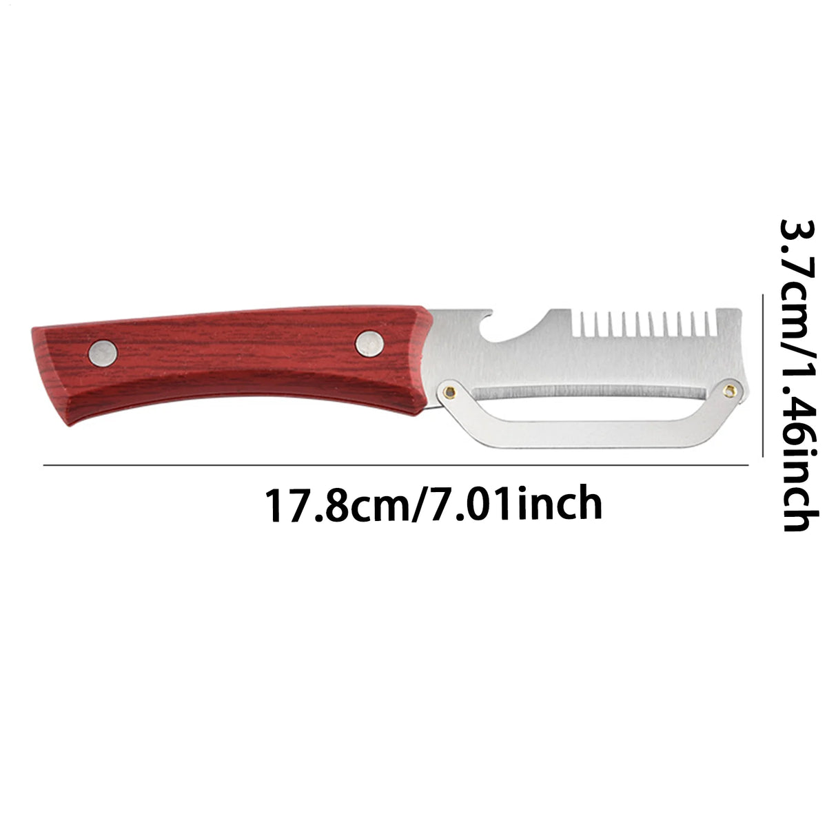 3-in-1 Stainless Steel Vegetable Peeler & Scallion Cutter Vegetable Peeler Babs