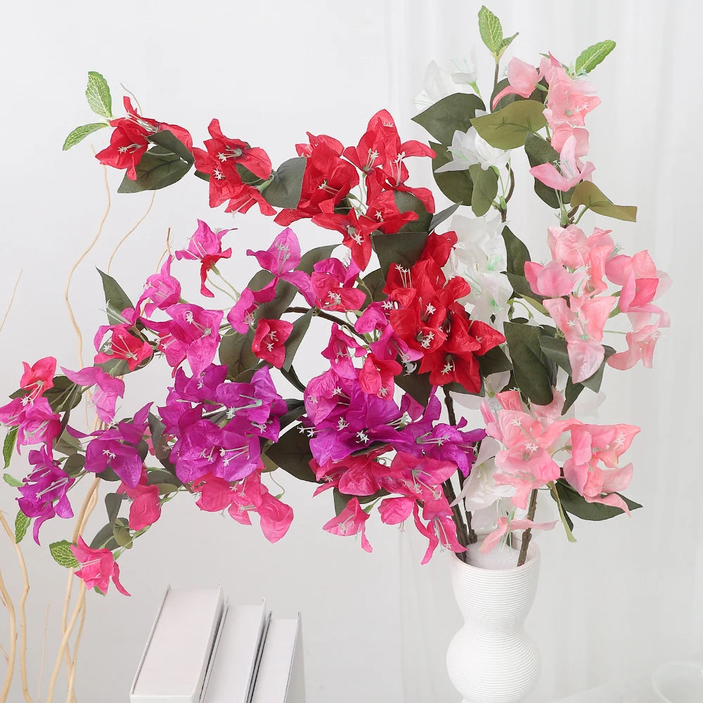 78cm Artificial Silk Butterfly Rose Flower | Home & Wedding Decor Artificial Silk Flowers Babs
