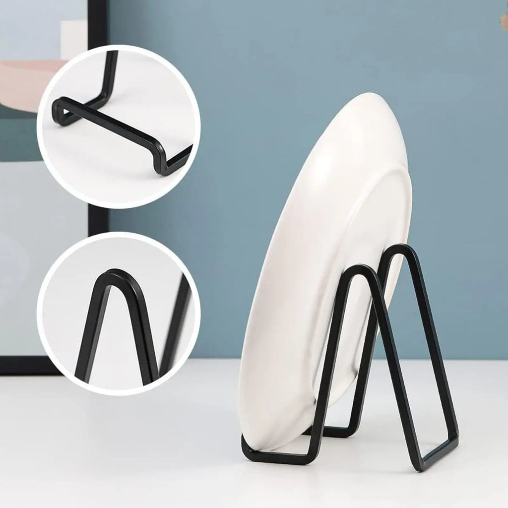 Metal Plate Display Stand – Picture Easel & Photo Holder Plate Display Stand Babs