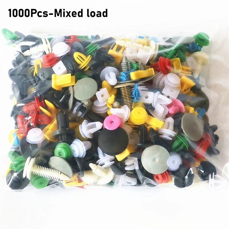 Universal Car Plastic Clips Fastener Assortment Kit – 50/1000 Pcs Auto Fastener Clip Kit Babs 1000Pcs