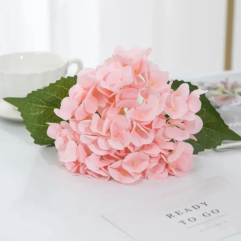 Artificial Silk Hydrangea Bouquet – Wedding & Home Décor Artificial Flower Bouquet Babs color 11 1 pc