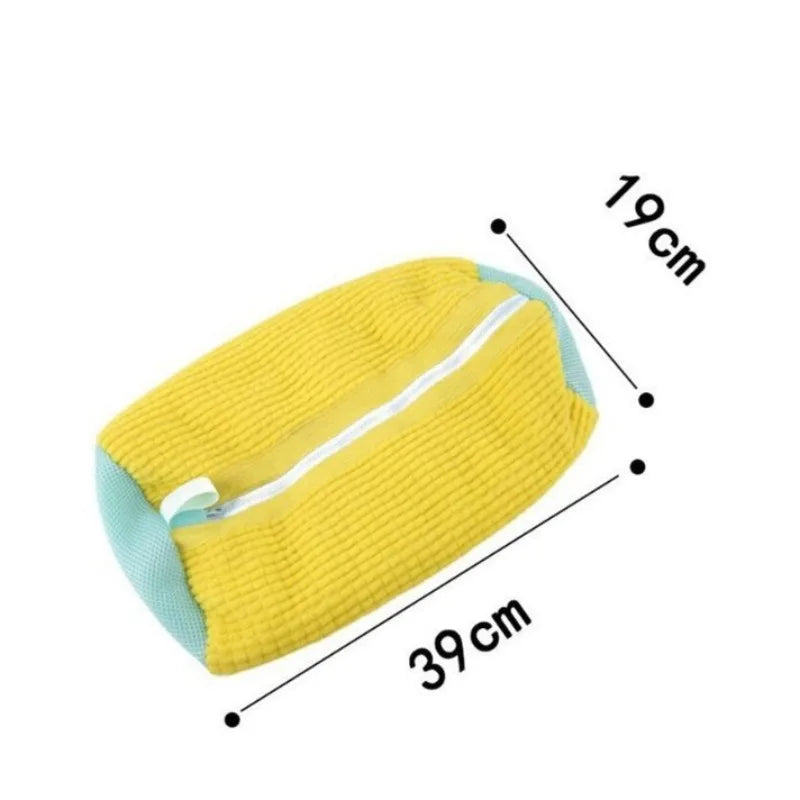 Cylindrical Shoe Laundry Bag – Polyester Wash & Shape Protector Shoe Laundry Bag Babs