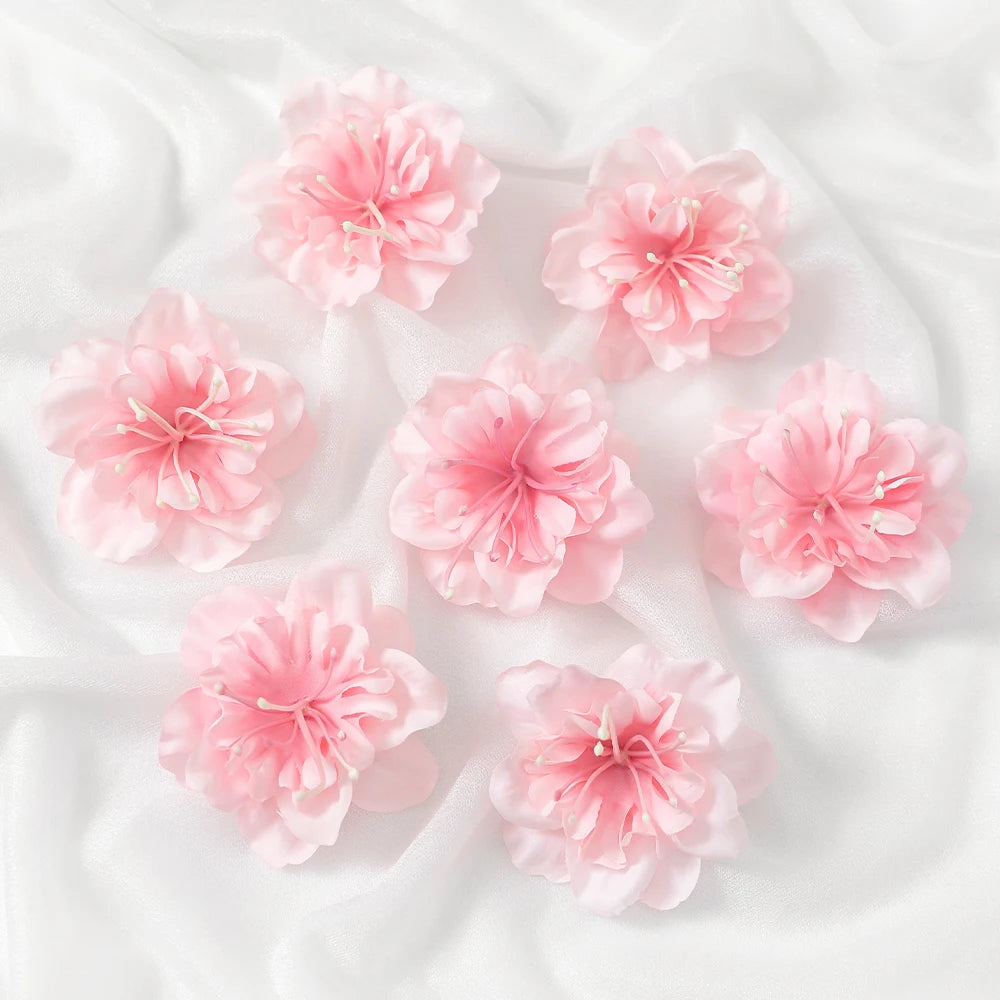 Silk Rose Artificial Flower Heads for Wedding & Home Decor Artificial Silk Flowers Babs 4 20Pcs