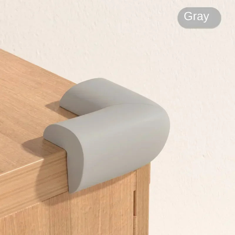 4-Pack Soft NBR Baby Corner Guards – Table Edge Protectors Baby Corner Guards Babs Gray 4PCS