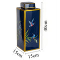 Modern Blue Ceramic Vase – Elegant Porcelain Home Décor Decorative Ceramic Vase Babs Blue