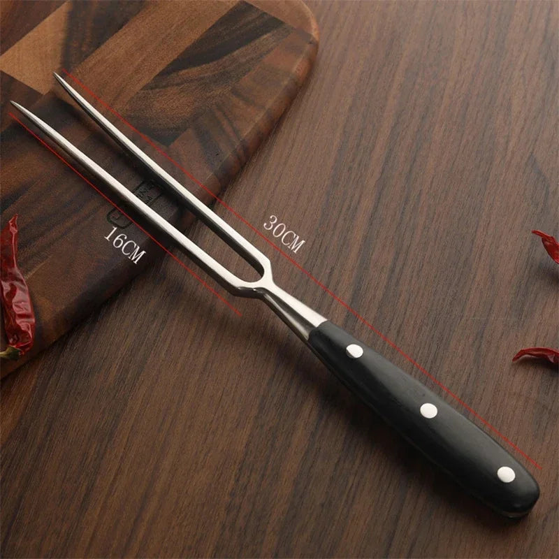 Stainless Steel BBQ Fork | Portable Outdoor Grill Tool BBQ Grill Fork Babs