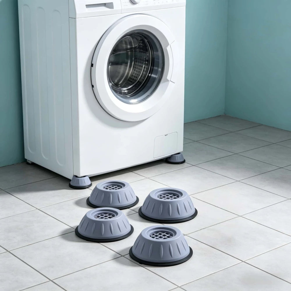Anti-Vibration Feet Pads for Washer & Dryer – 4/8 Pcs TPU Appliance Feet Pads Babs