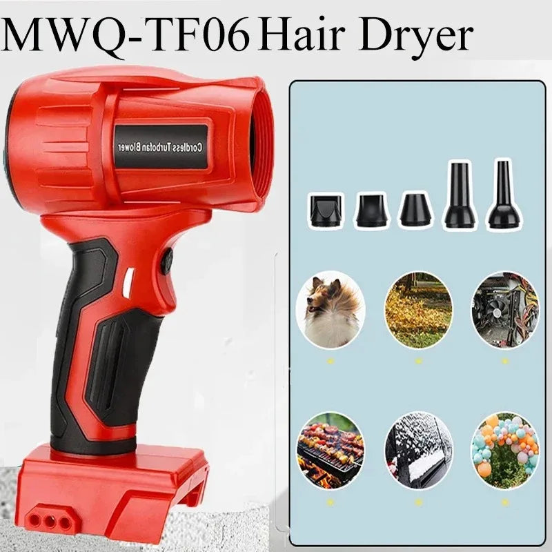 MWQ-TF06 Brushless Blowgun 96,000RPM – Milwaukee 18V Compatible Cordless Air Blower Babs