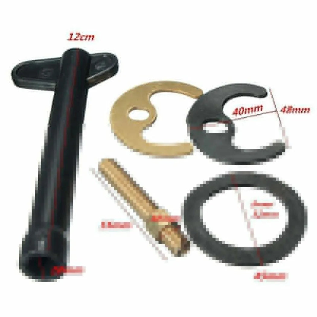 Tap Faucet Fixing Kit – M8 Bolt, Washer, Wrench & Plates Faucet Fixing Kit Babs