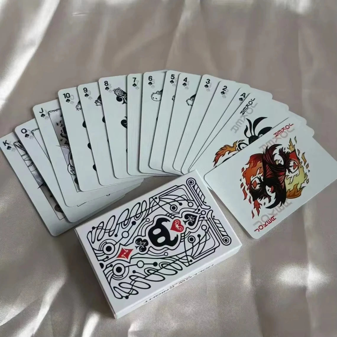 Hollow Knight Playing Cards – Black & White Poker Deck Gift Collectible Card Game Babs White