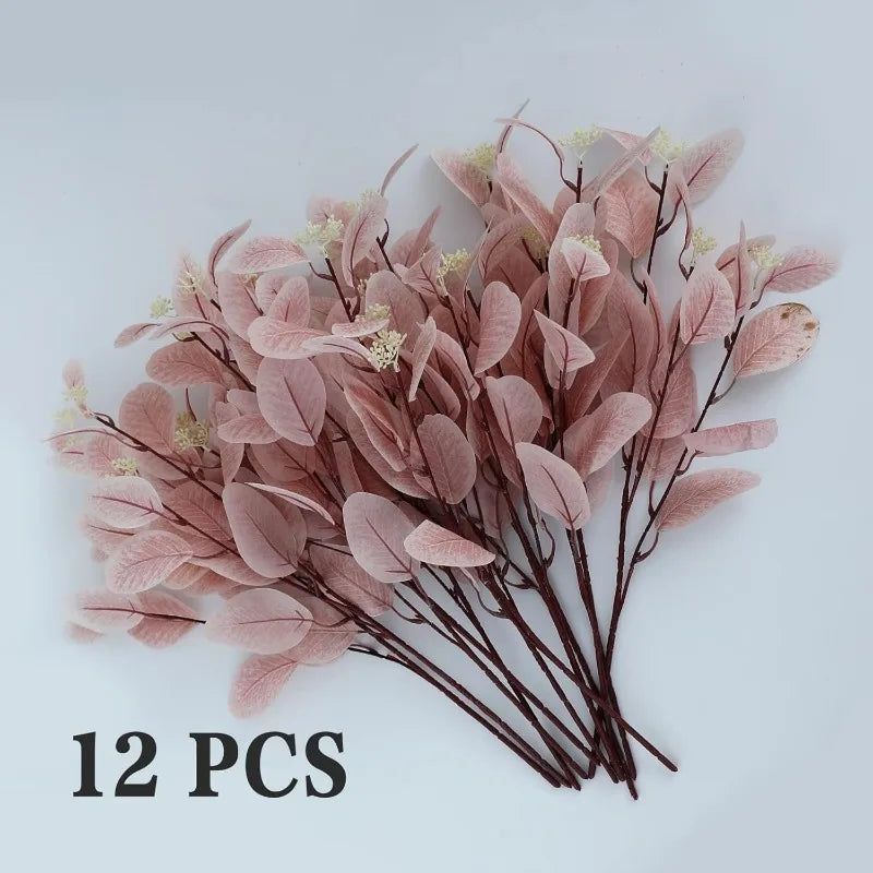 50cm Artificial Eucalyptus Silk Stems – Wedding & Home Décor Artificial Silk Stems Babs