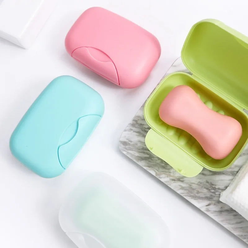 4-Pack Portable Travel Soap Box – Waterproof Locking Soap Dish Travel Soap Dish Babs
