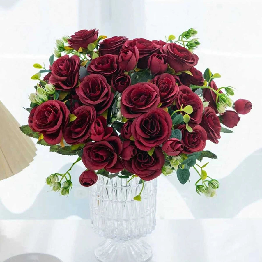 Silk Peony Hydrangea Artificial Flower Bouquet | Wedding Décor Artificial Flower Bouquet Babs