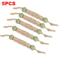 Natural Silvervine Catnip Chew Sticks – Cat Teeth Cleaning Toy Cat Chew Toy Babs 5PCS One Size