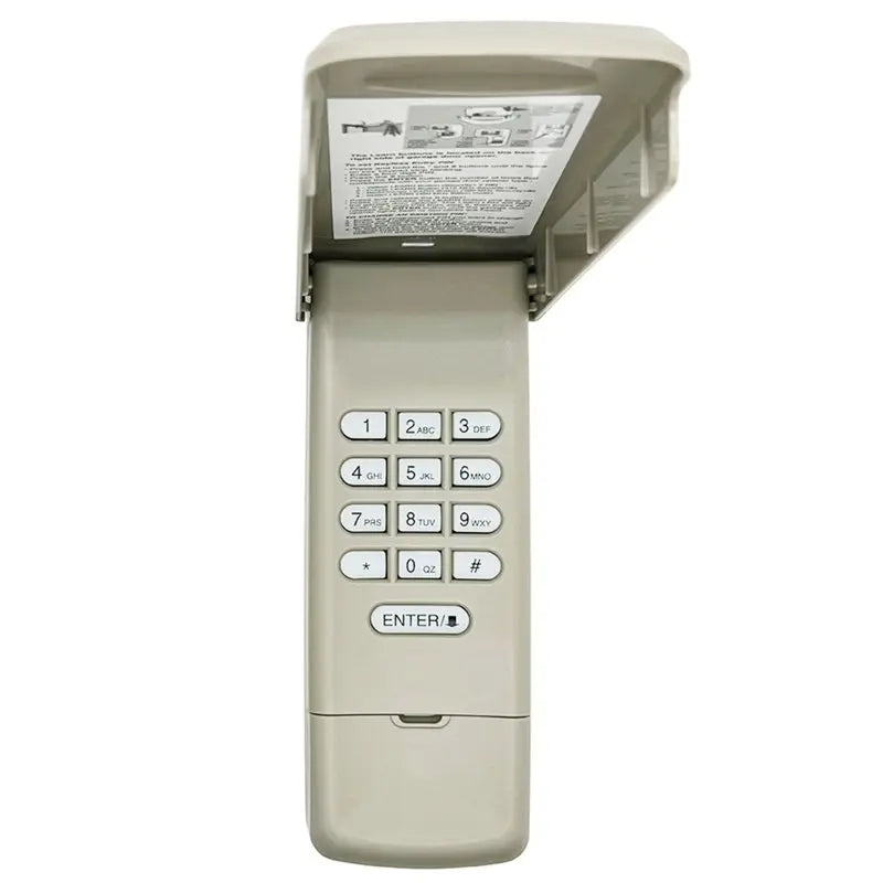 Keyless Entry Keypad for 878MAX 877LM 376LM Garage Door Opener Garage Door Keypad Babs As Shown