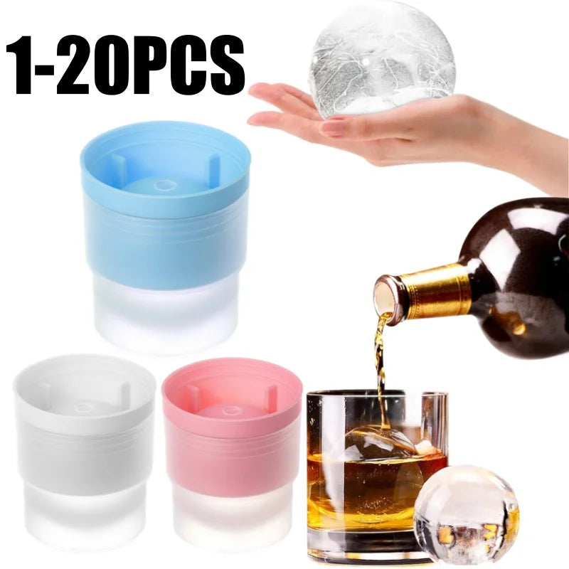 Round Ice Ball Mold – Slow-Melting Sphere Ice Cube Maker Ice Ball Mold Babs