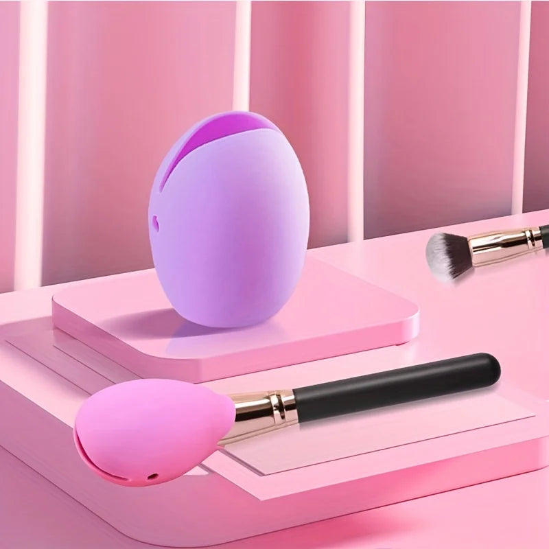 Silicone Makeup Brush Covers – Travel Organizer & Protector Makeup Brush Covers Babs
