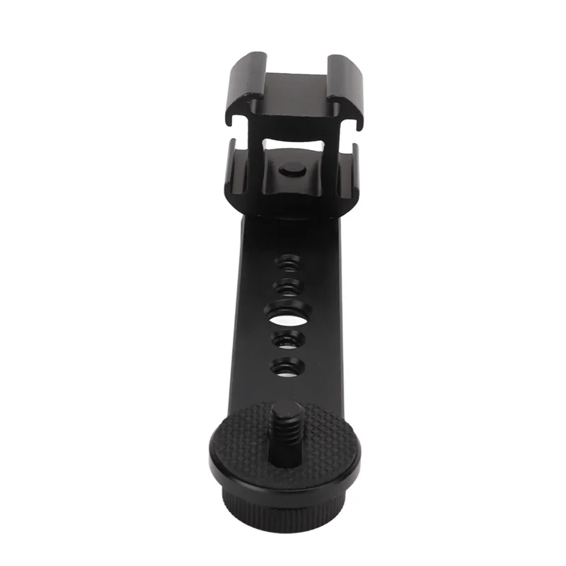 Triple Cold Shoe Extension Bracket for Tripod & Stabilizer Camera Mount Bracket Babs
