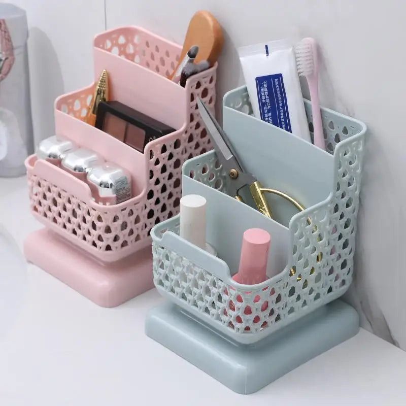 3-Tier Hollow Pen Holder & Phone Stand Desktop Organizer Desktop Pen Organizer Babs