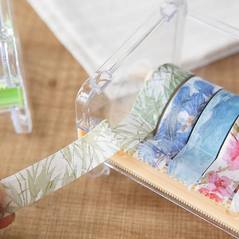 Washi Tape Cutter & Dispenser Set – School & Office Supplies Tape Dispenser Babs