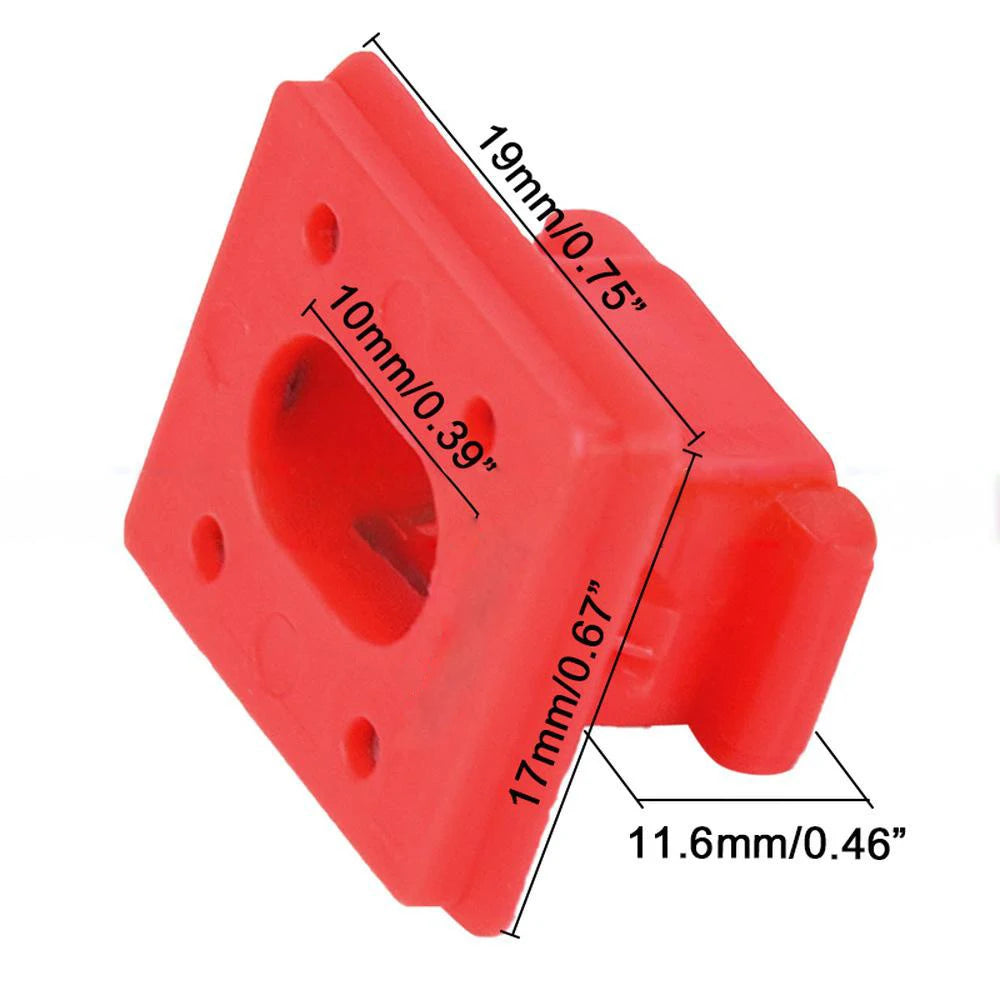 20pcs BMW E46/E65/E66/E83N Dashboard Panel Fixing Clips Red Auto Panel Clips Babs