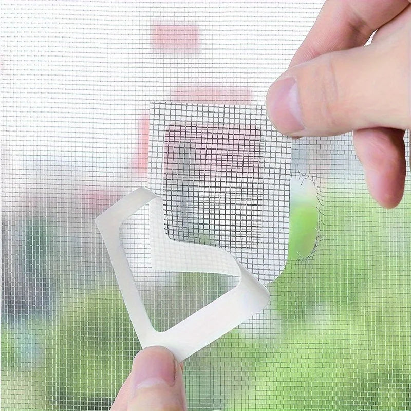 10-Pack Self-Adhesive Window Screen Repair Patch Kit Screen Repair Patch Babs