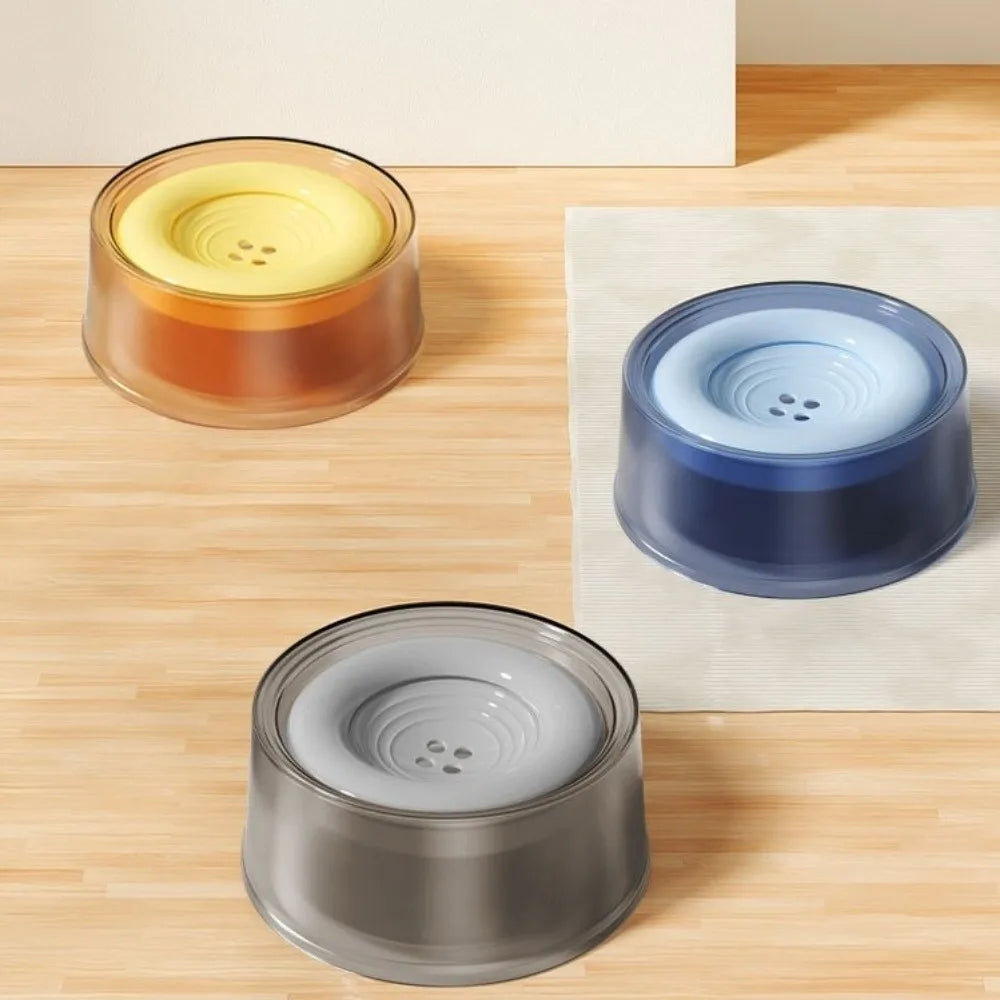 Non-Slip Floating Pet Water Bowl – Spill-Proof, 1200ml Pet Water Bowl Babs