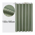 Waffle Polyester Shower Curtain – Waterproof & Mildew Resistant Shower Curtain Babs green 150x180cm