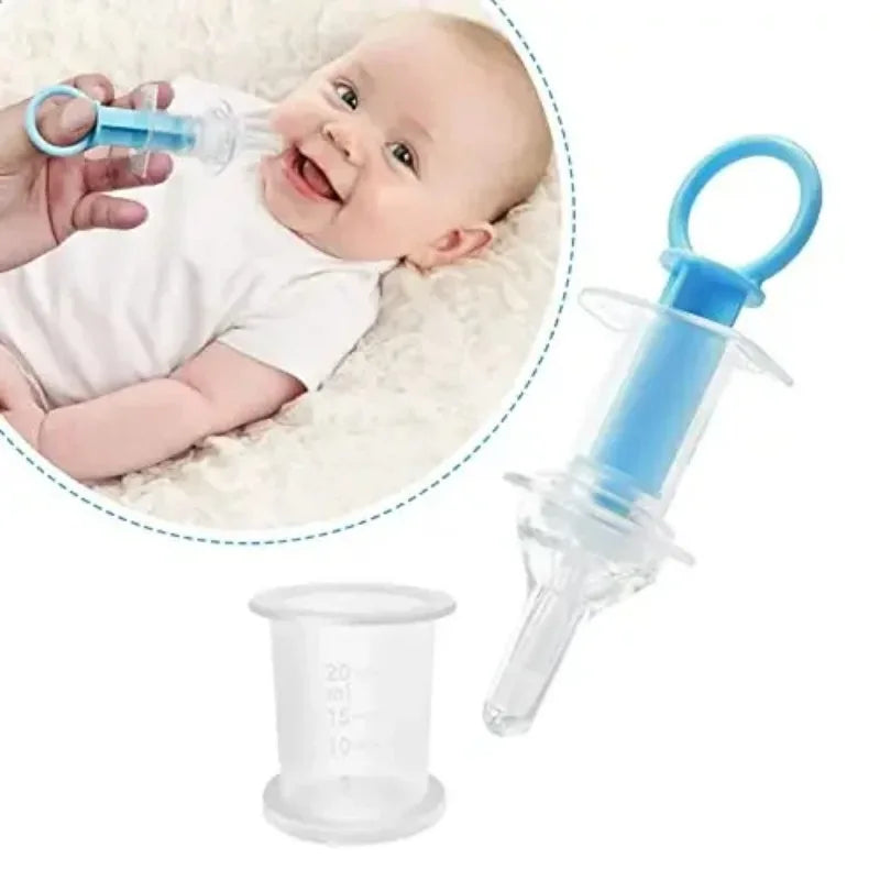 Infant Pacifier Medicine Dropper Silicone Nipple Syringe Baby Medicine Dropper Babs