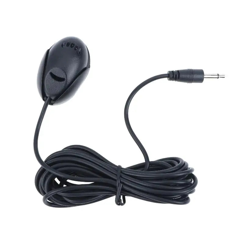 HUXUAN 3M Wired Car External Microphone – High Sensitivity Mic Car External Microphone Babs Straight head