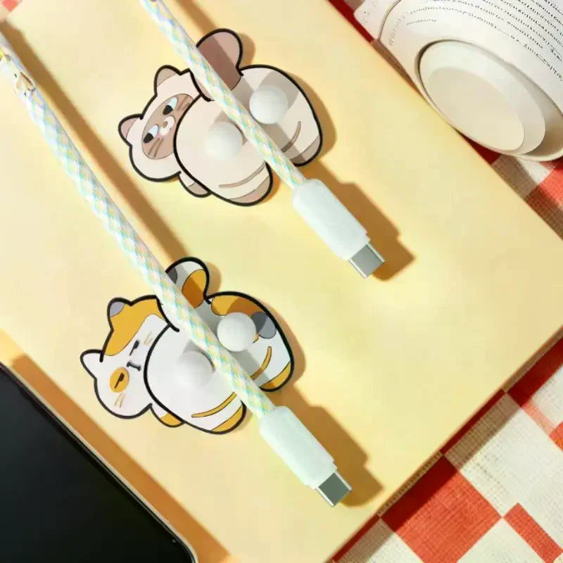 Mini USB Type-C Desktop Cable Organizer & Wire Holder Cable Organizer Babs