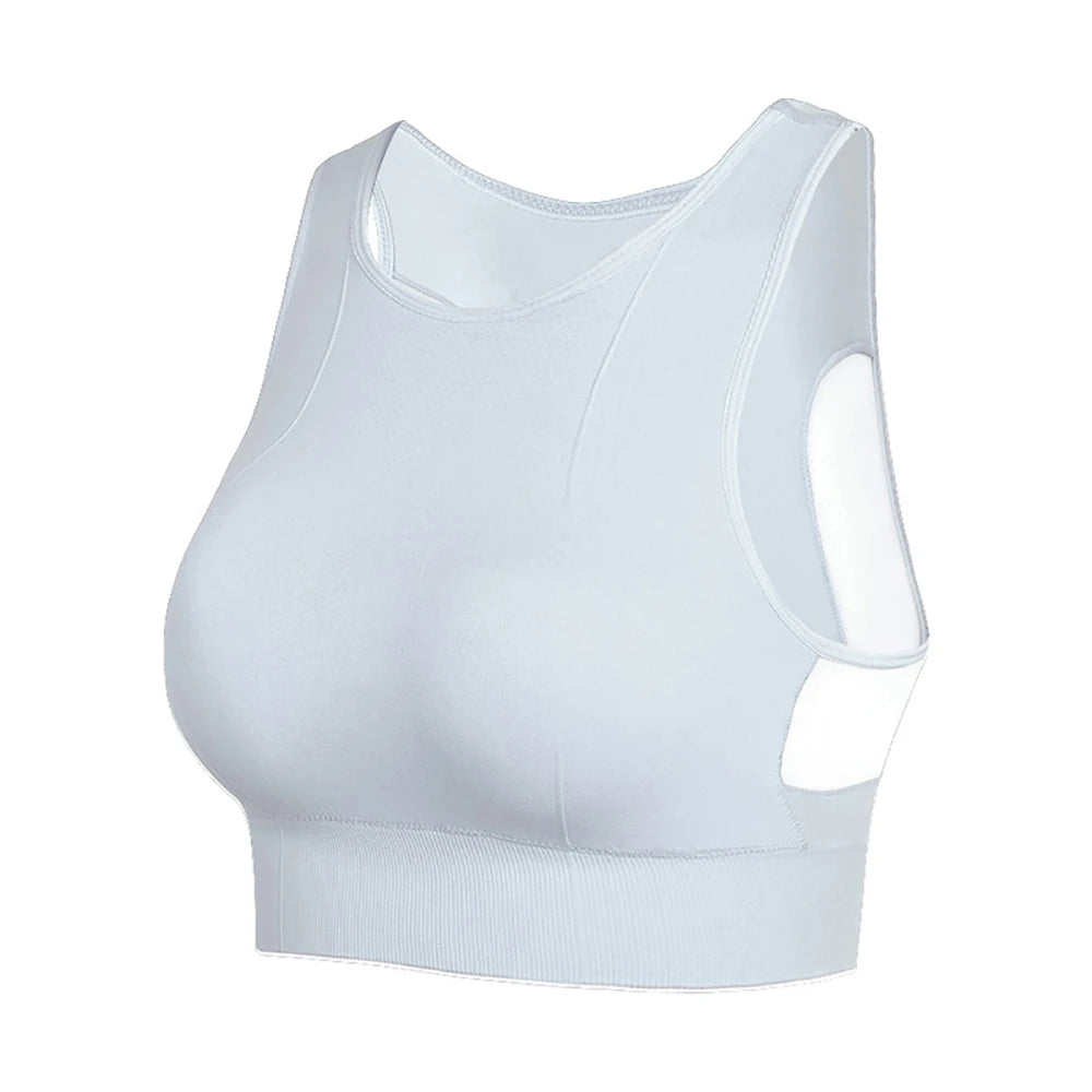 Women's Seamless Push Up Sports Bra – Yoga & Gym Bralette Women's Sports Bra Babs White 2XL