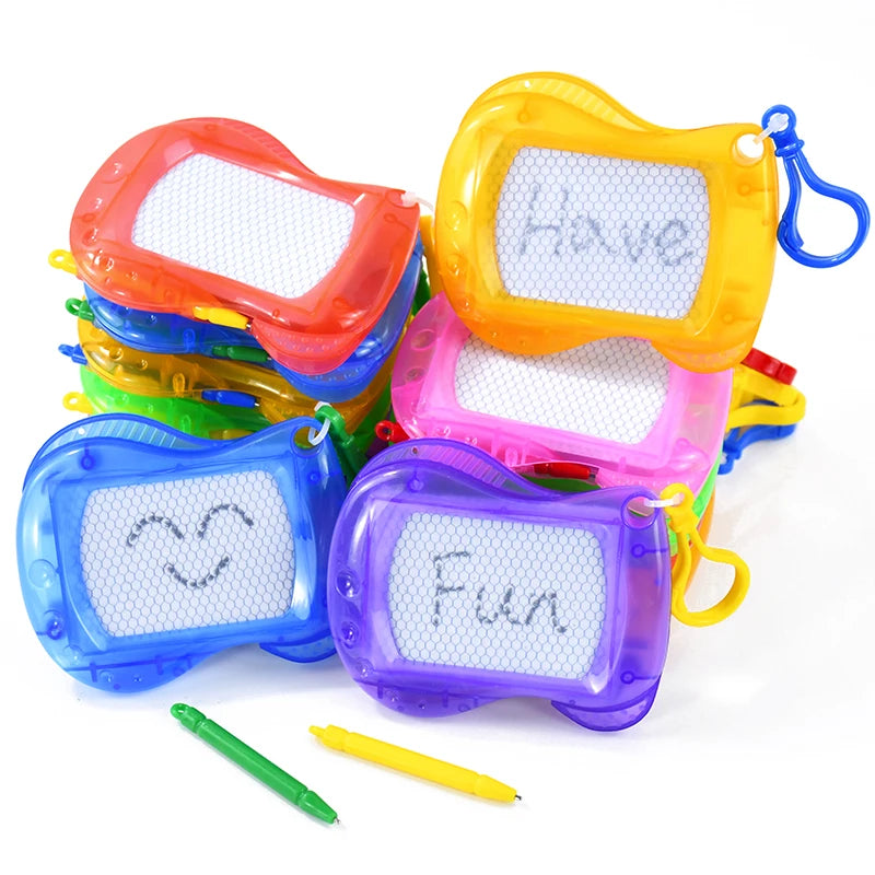 Mini Magnetic Drawing Board Keychain – Erasable Kids Gift Magnetic Drawing Board Babs