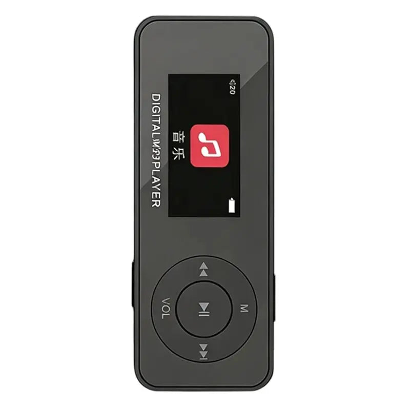 Portable MP3 Player with Screen, Built-In Speaker & FM Radio Portable MP3 Player Babs White