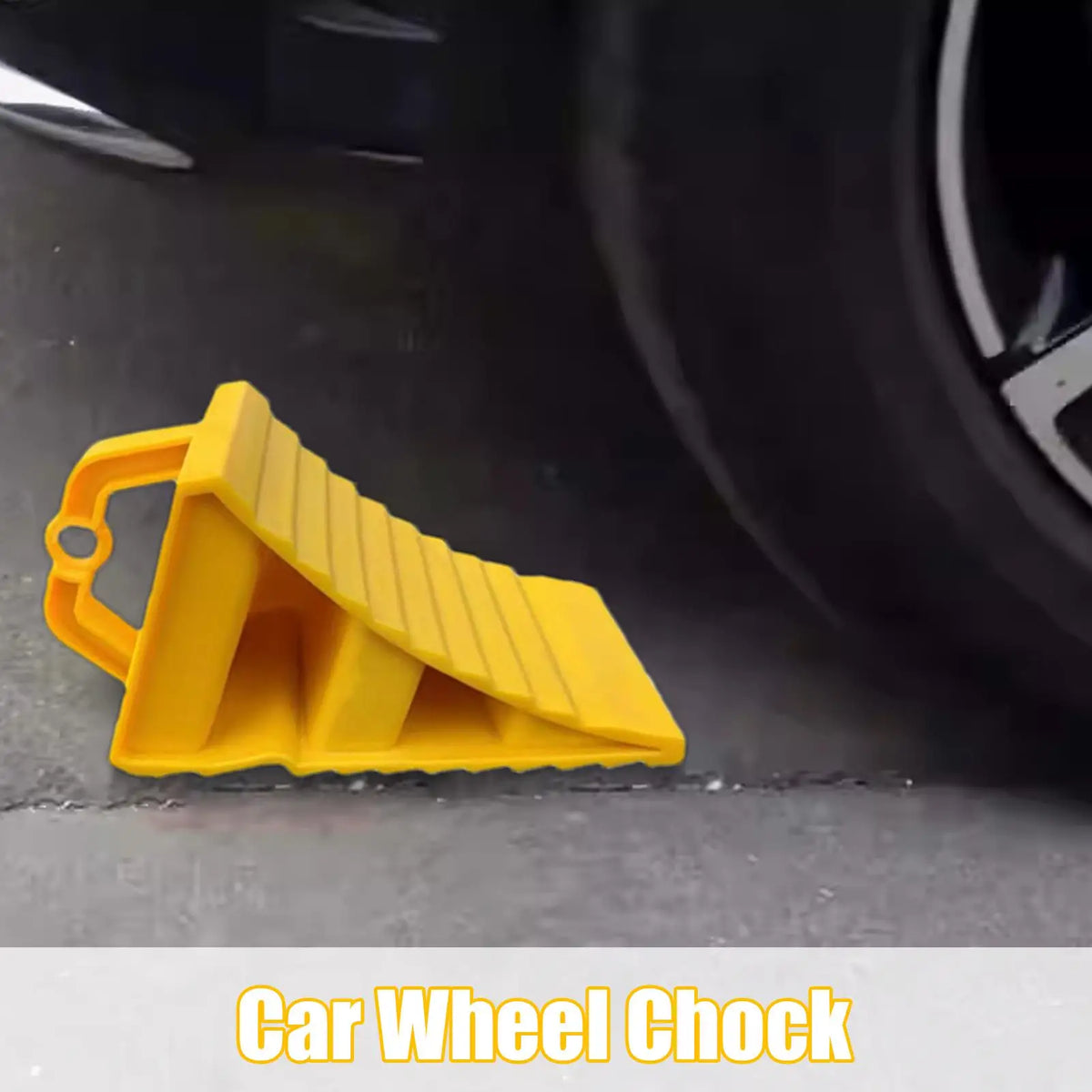Portable Anti-Slip Wheel Chock Tire Stopper for Trucks & RVs Wheel Chock Babs