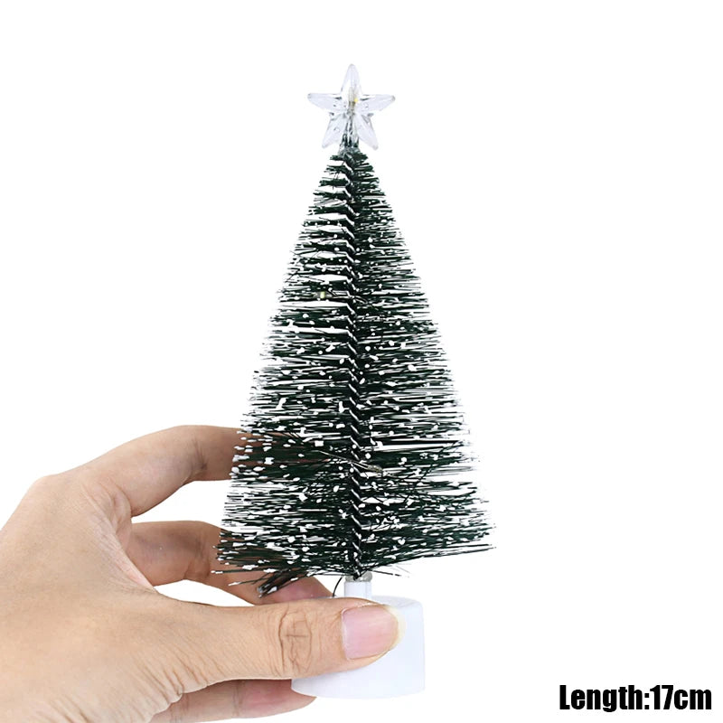 Luminous Mini Christmas Tree Desktop Ornaments – 1 or 3 Pack Christmas Tree Ornament Babs