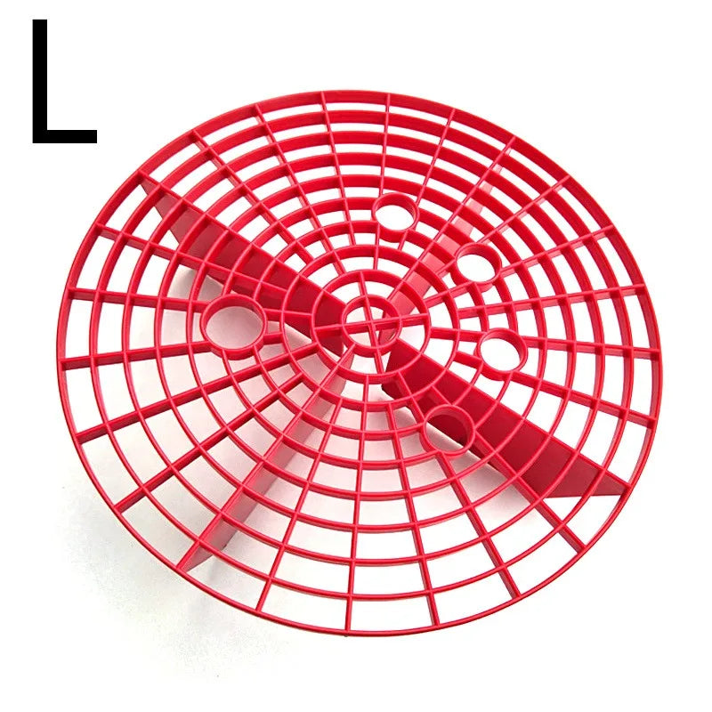 Car Wash Grit Guard Bucket Insert – Dirt & Scratch Filter Car Wash Bucket Insert Babs Red-L