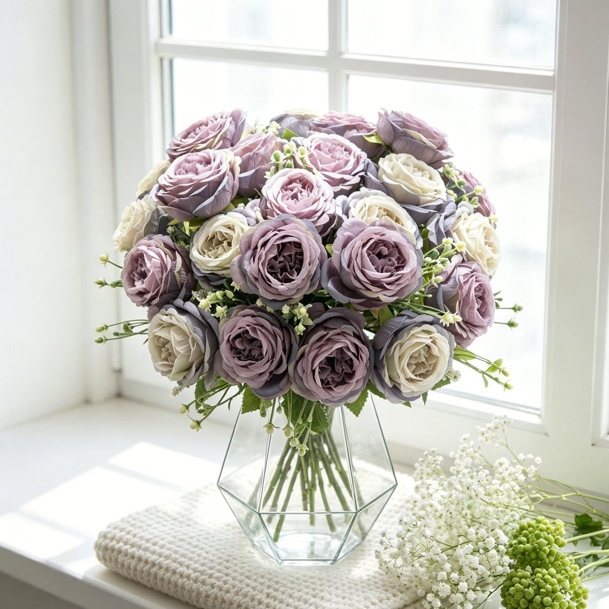 Silk Peony Artificial Flowers for Wedding & Home Décor Artificial Silk Flowers Babs