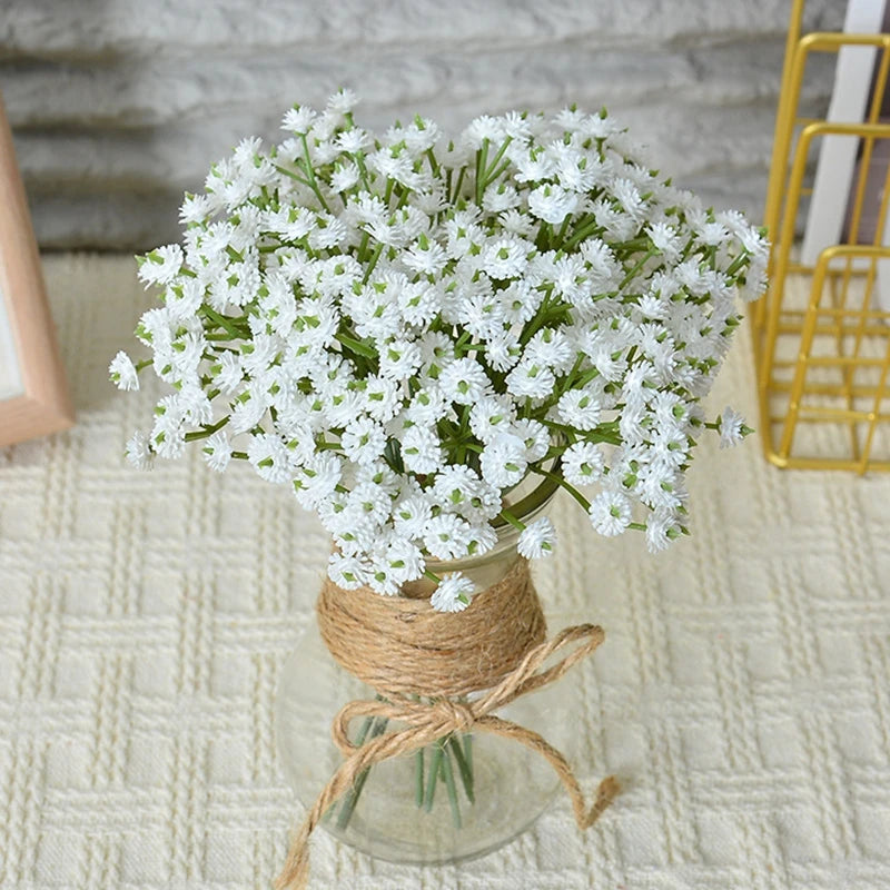 Artificial Baby's Breath Bouquet – Wedding & Home Décor Flowers Artificial Flower Bouquet Babs