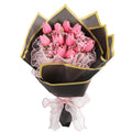 Artificial Tulip & Baby's Breath Bouquet | Wedding & Gift Artificial Flower Bouquet Babs A01