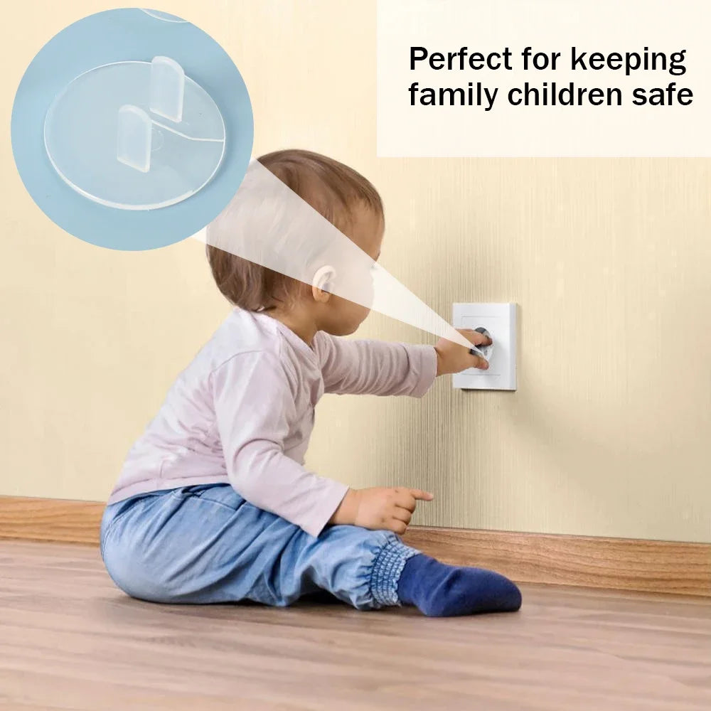 10-Pack Childproof Outlet Covers – Baby Safety Socket Protectors Baby Safety Cover Babs