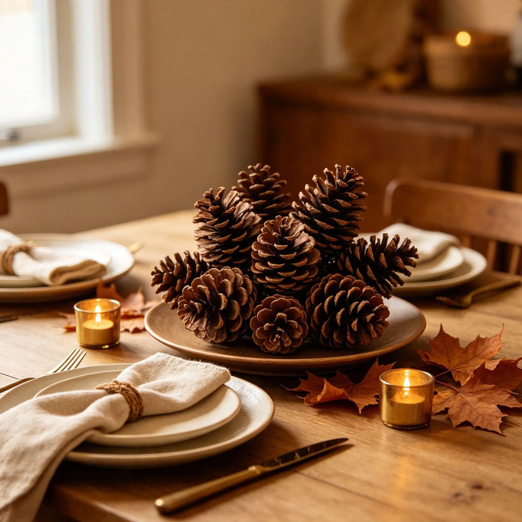 Artificial Pinecones 10/20Pcs – Fall, Christmas & Wedding Decor Artificial Pinecone Decor Babs