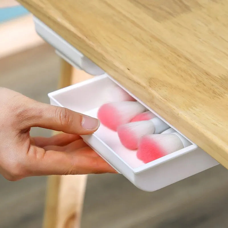 Self-Adhesive Under-Desk Drawer Box – No-Drill Storage Under-Desk Drawer Organizer Babs