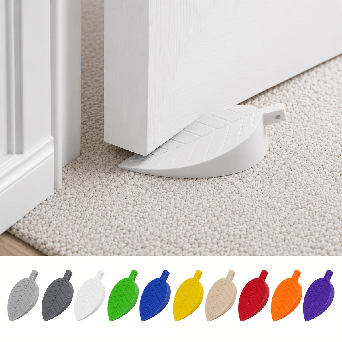 3D-Printed Leaf Door Stop – Silent, Non-Slip, Decorative Decorative Door Stop Babs