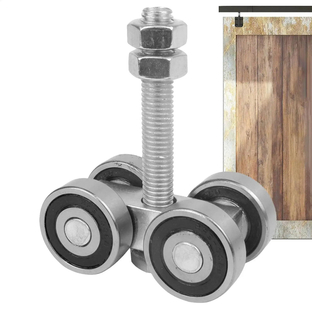 Heavy Duty Barn Door 4-Wheel Trolley Roller | Ceiling Mount Barn Door Roller Babs