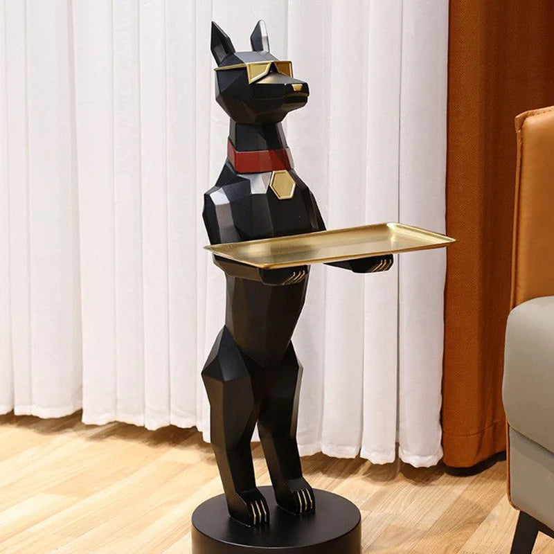 Resin Animal Figurine – Luxury Nordic Modern Home Décor Resin Home Figurine Babs Black
