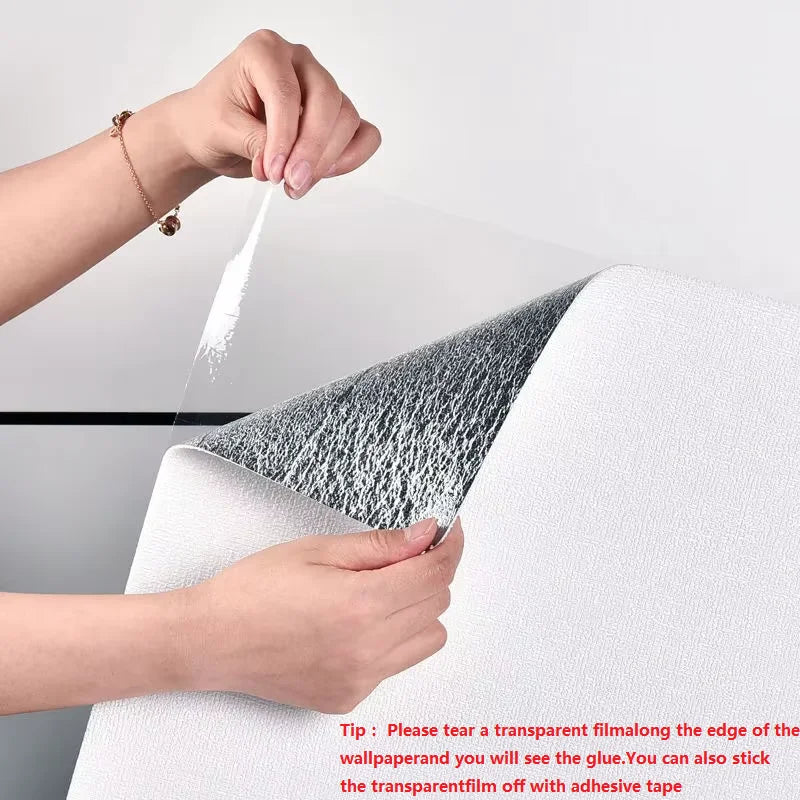 3D Foam Wall Stickers Self-Adhesive PVC Wallpaper 16 Colors Foam Wall Stickers Babs