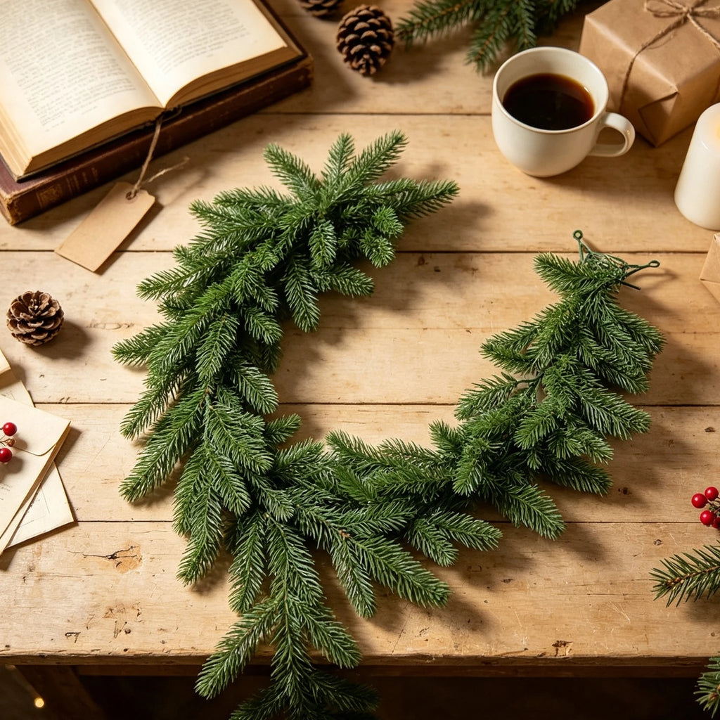 Artificial Pine Needle Vine Garland 2/4 Pcs – 180cm Decor Artificial Vine Garland Babs